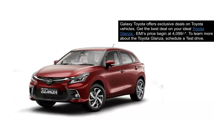 galaxy toyota offers exclusive deals on toyota