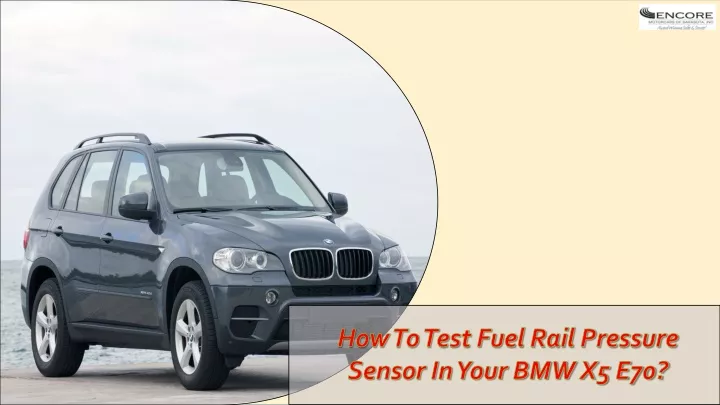 how to test fuel rail pressure sensor in your