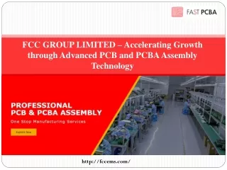 FCC GROUP LIMITED – Accelerating Growth through Advanced PCB and PCBA Assembly Technology