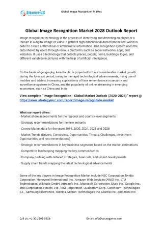 global image recognition market