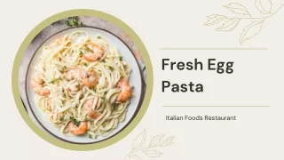 Italian Foods Restaurant