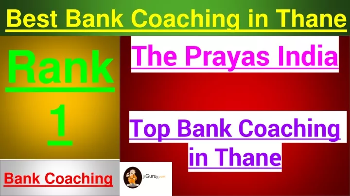 best bank coaching in thane