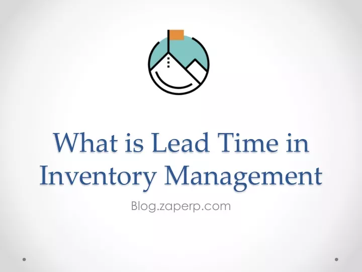 what is lead time in inventory management