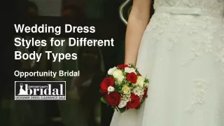 Wedding Dress Styles For Body Types