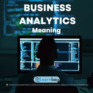 Business Analytics Means
