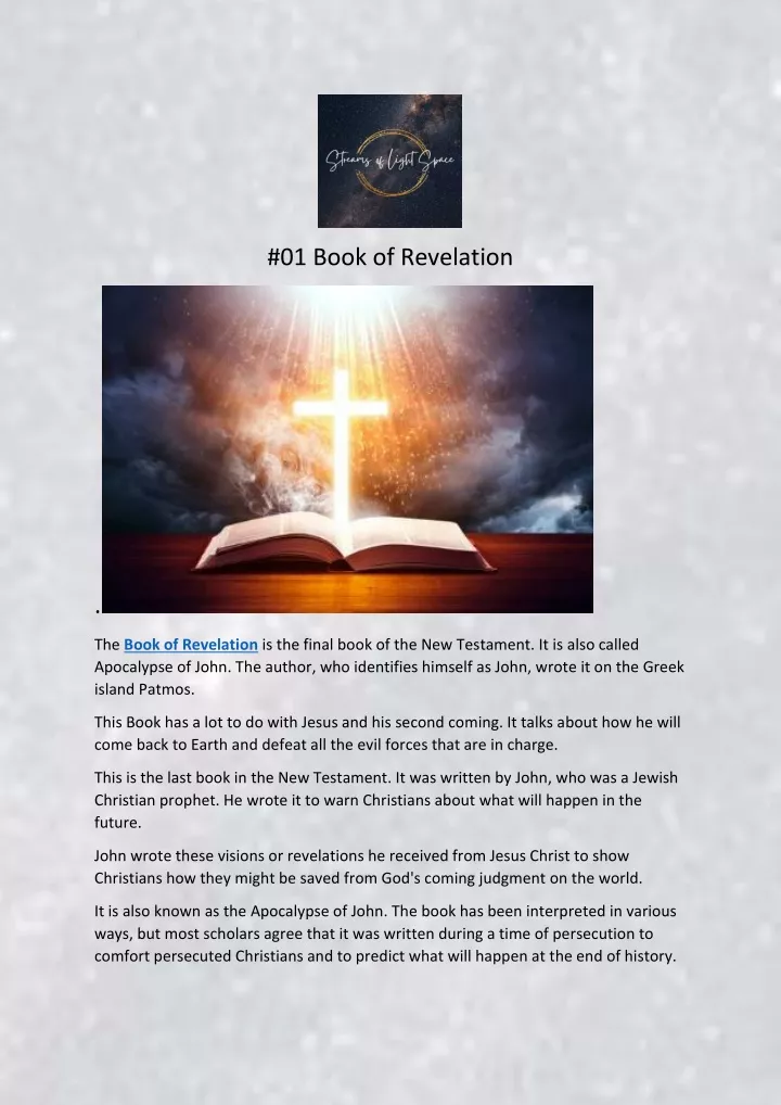 01 book of revelation