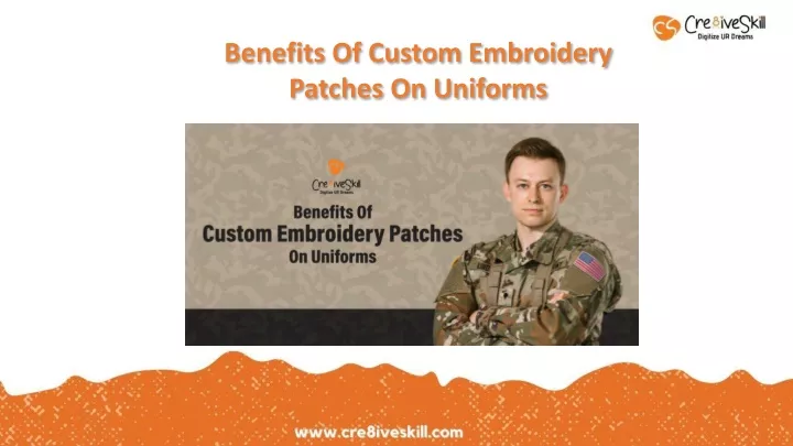 benefits of custom embroidery patches on uniforms