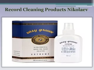 Record Cleaning Products Nikolaev