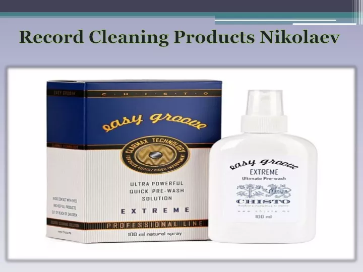 record cleaning products nikolaev