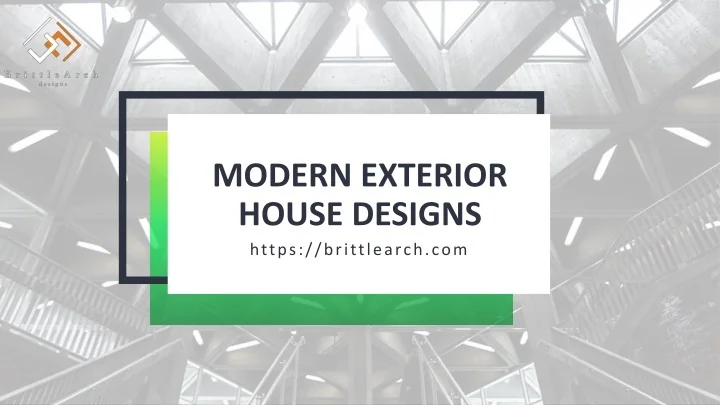 PPT - Modern Exterior House Designs PowerPoint Presentation, free ...