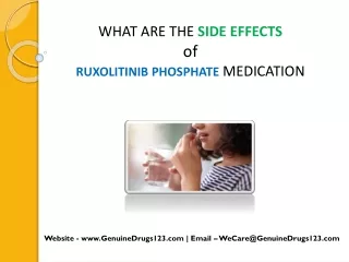 what are the side effects of ruxolitinib