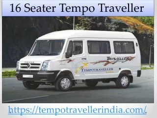 16 seater tempo traveller