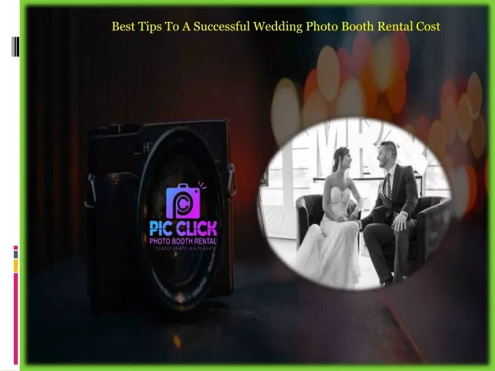 best tips to a successful wedding photo booth