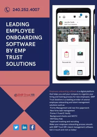 Leading Employee Onboarding Software By EMP Trust Solutions