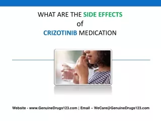 what are the side effects of crizotinib medication