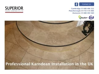 Professional Karndean Installation in the UK