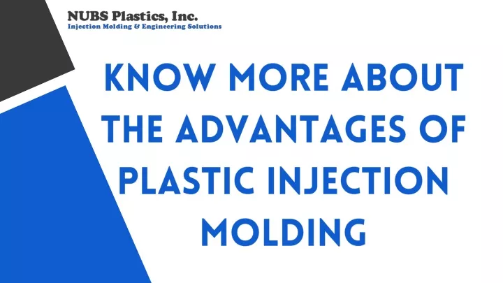 know more about the advantages of plastic