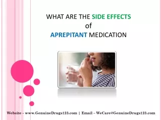 what are the side effects of aprepitant medication