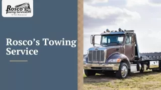 Lafayette Tow Truck - Rosco’s Towing Service