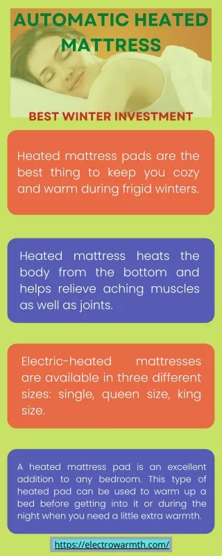 Automatic Heated Mattress