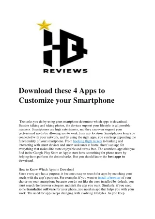 download these 4 apps to customize your