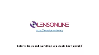 https www lensonline in