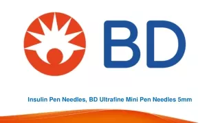 Insulin Pen Needles, BD Ultrafine Mini Pen Needles 5mm