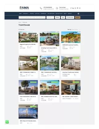 Townhouses for Sale in Dubai Hills