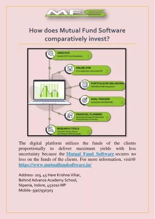 how does mutual fund software comparatively invest