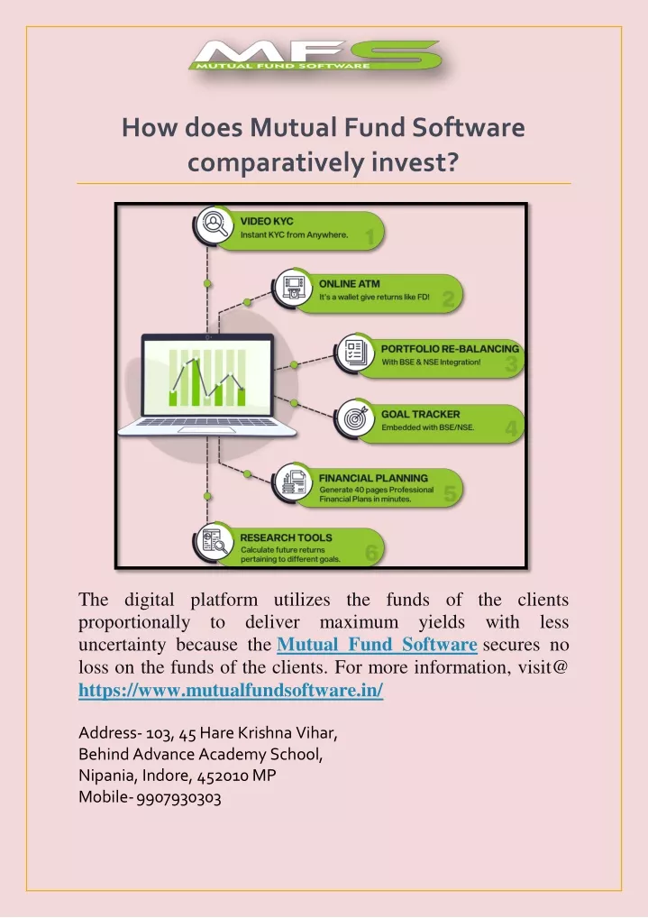 how does mutual fund software comparatively invest