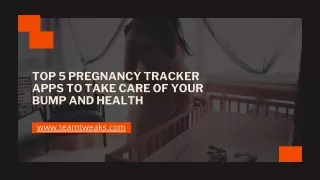 top 5 pregnancy tracker apps to take care of your
