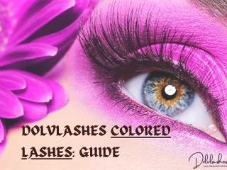 Colored Lashes - DOLVLASHES