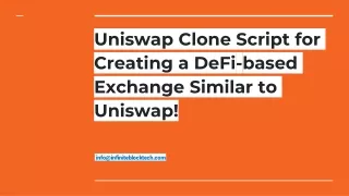 Uniswap Clone Script Development