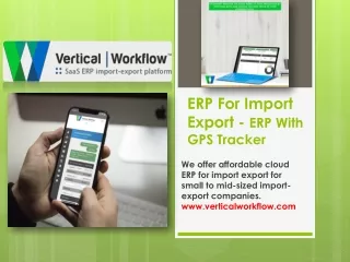 ERP with GPS Tracker - ERP with Shipping Documents