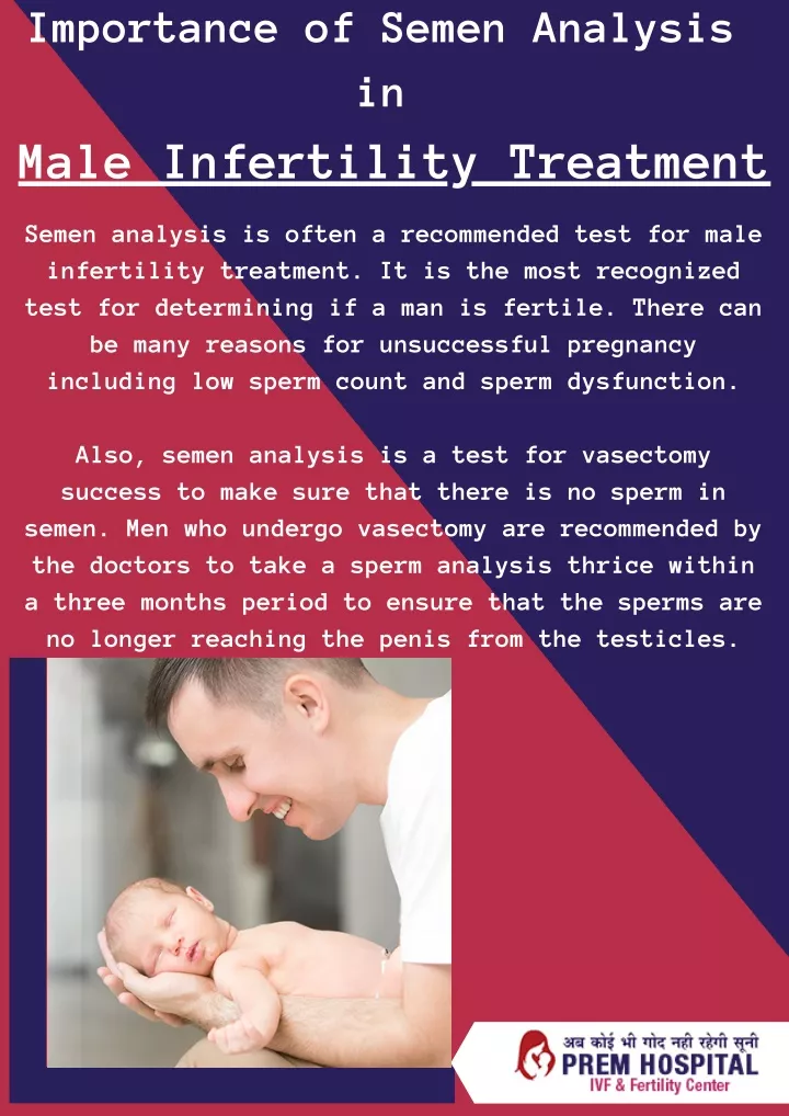 importance of semen analysis in male infertility