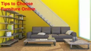 Tips to Choose Furniture Online