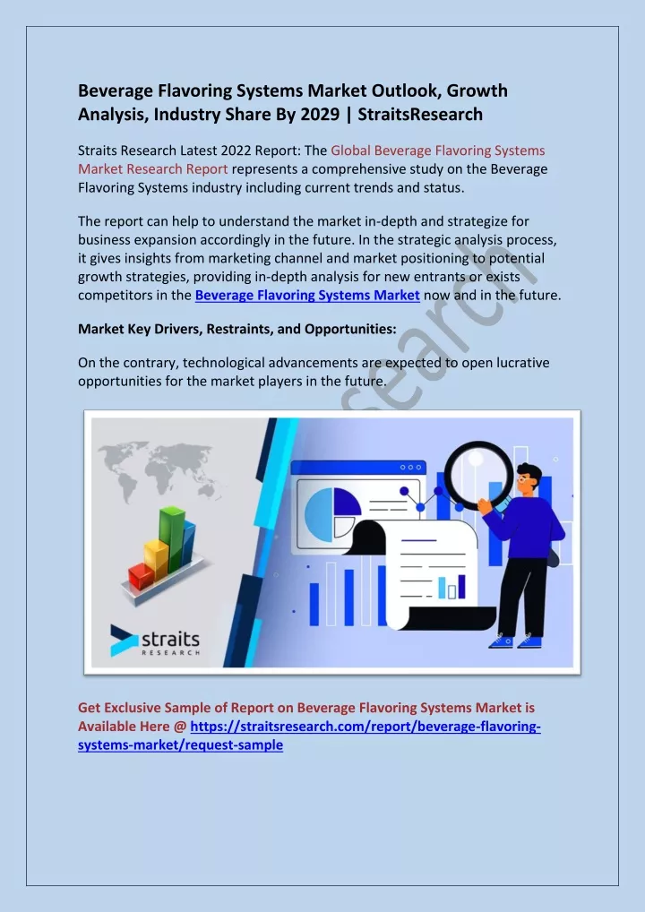 beverage flavoring systems market outlook growth