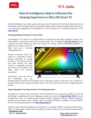 tcl india