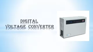 Best digital voltage converter for Appliances