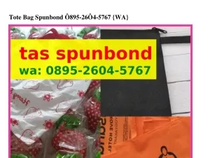 tote bag spunbond 895 26 4 5767 wa