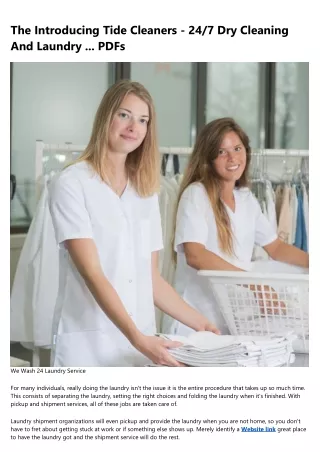What the Oxford English Dictionary Doesn't Tell You About We Wash 24 Laundry Ser