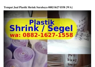 Tempat Jual Plastik Shrink Surabaya Ö88ᒿ.lᏮᒿ7.l558{WA}