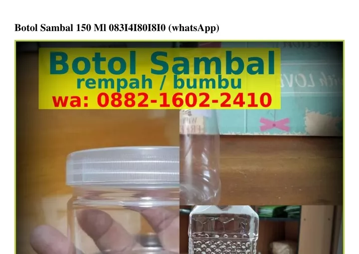 botol sambal 150 ml 083i4i80i8i0 whatsapp