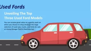 Used Fords - Unveiling The Top Three Used Ford Models