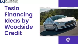 Tesla Financing Ideas by Woodside Credit
