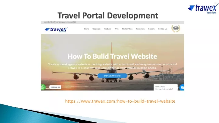 travel portal development