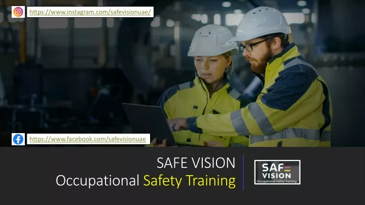 safe vision occupational safety training