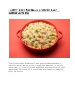Healthy, Easy And Quick Breakfast Ever! – Instant Upma Mix - slide 1