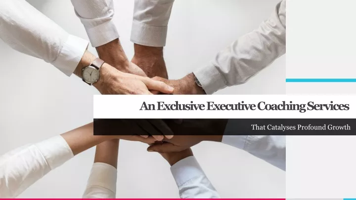 an exclusive executive coaching services