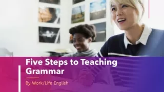 Five Steps to Teaching Grammar